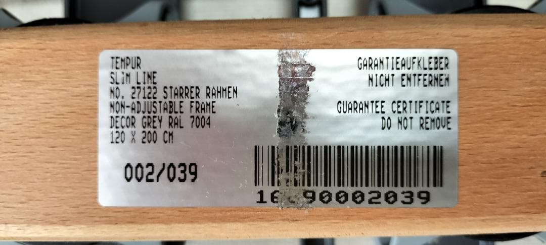 TEMPUR テンピュール FloorBed1 フロアベッド1 セミダブル