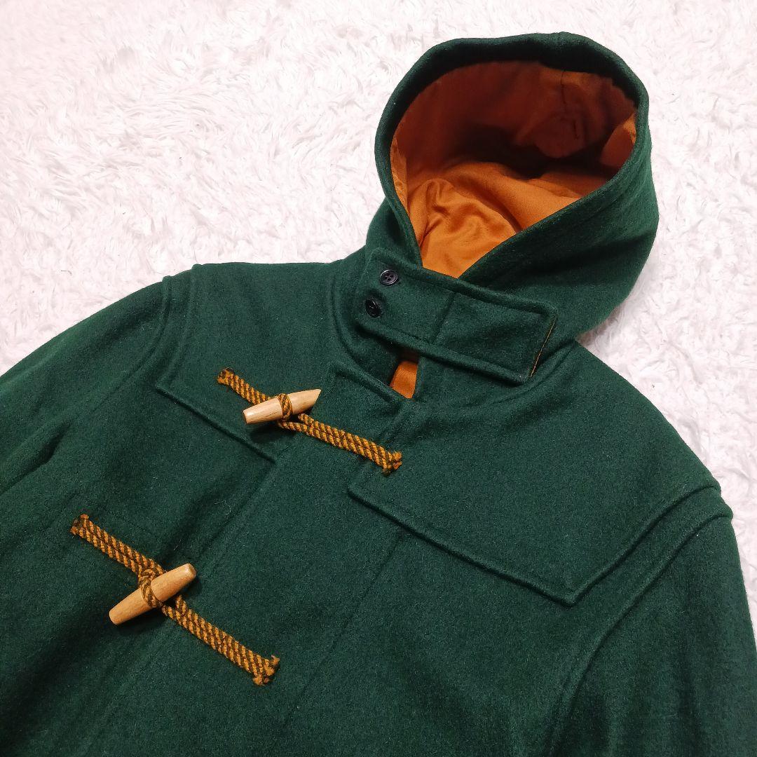 ✨極美品✨希少色✨チベット 英国製 ダッフルコート U.K36 グリーン