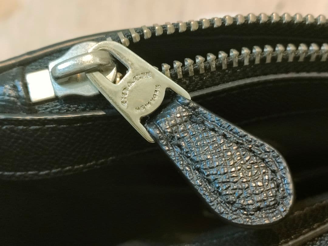 【美品】コーチ　メトロポリタン　F59141 ブラック　サフィアーノレザー