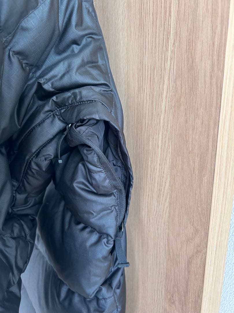 Patagonia ブラック ダウンジャケット フード付き M