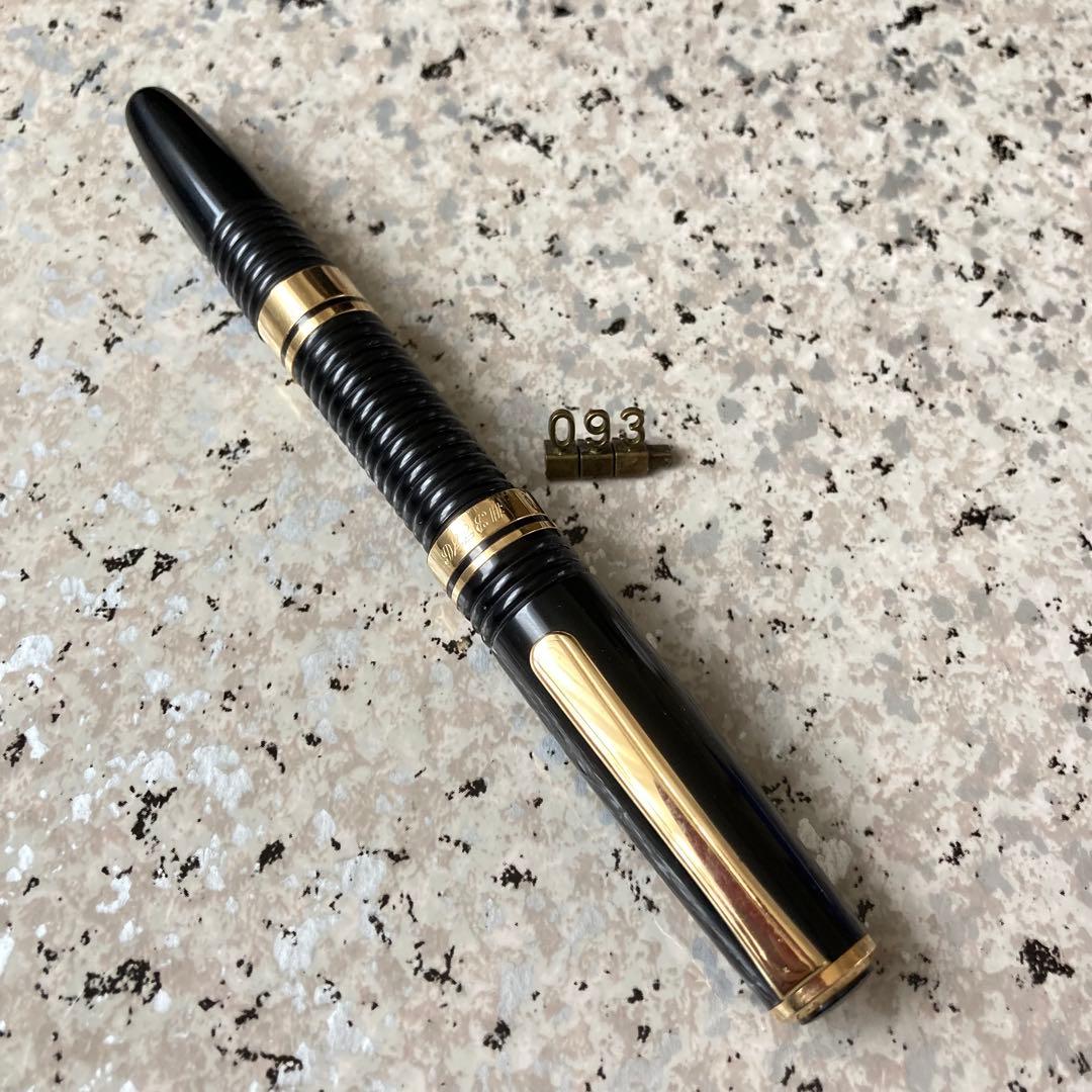 #093 オーバーホール済み 万年筆 PLATINUM 3776 14k