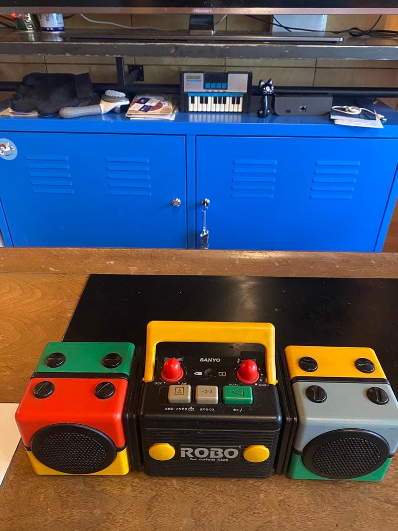 ROBO スピーカー付きカッセットデッキ