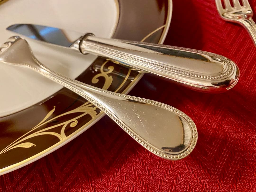 【専用商品☆定番人気のパール☆】クリストフル パール カトラリーセット