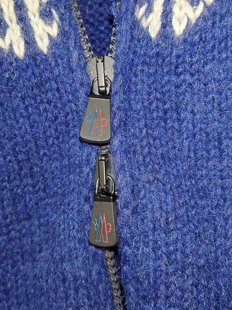 ぽ*ん様 モンクレール マグリオーネ トリコット カーディガン アルパカ混 L