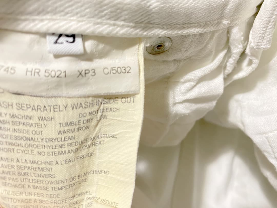 HHELMUT LANG ヘルムートラング 本人期 希少傑作ジーンズ アーカイブ