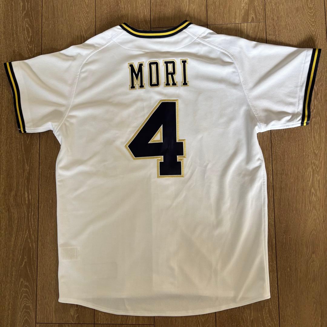 オリックス・バファローズ 森友哉 4 ユニフォーム ホームユニ M