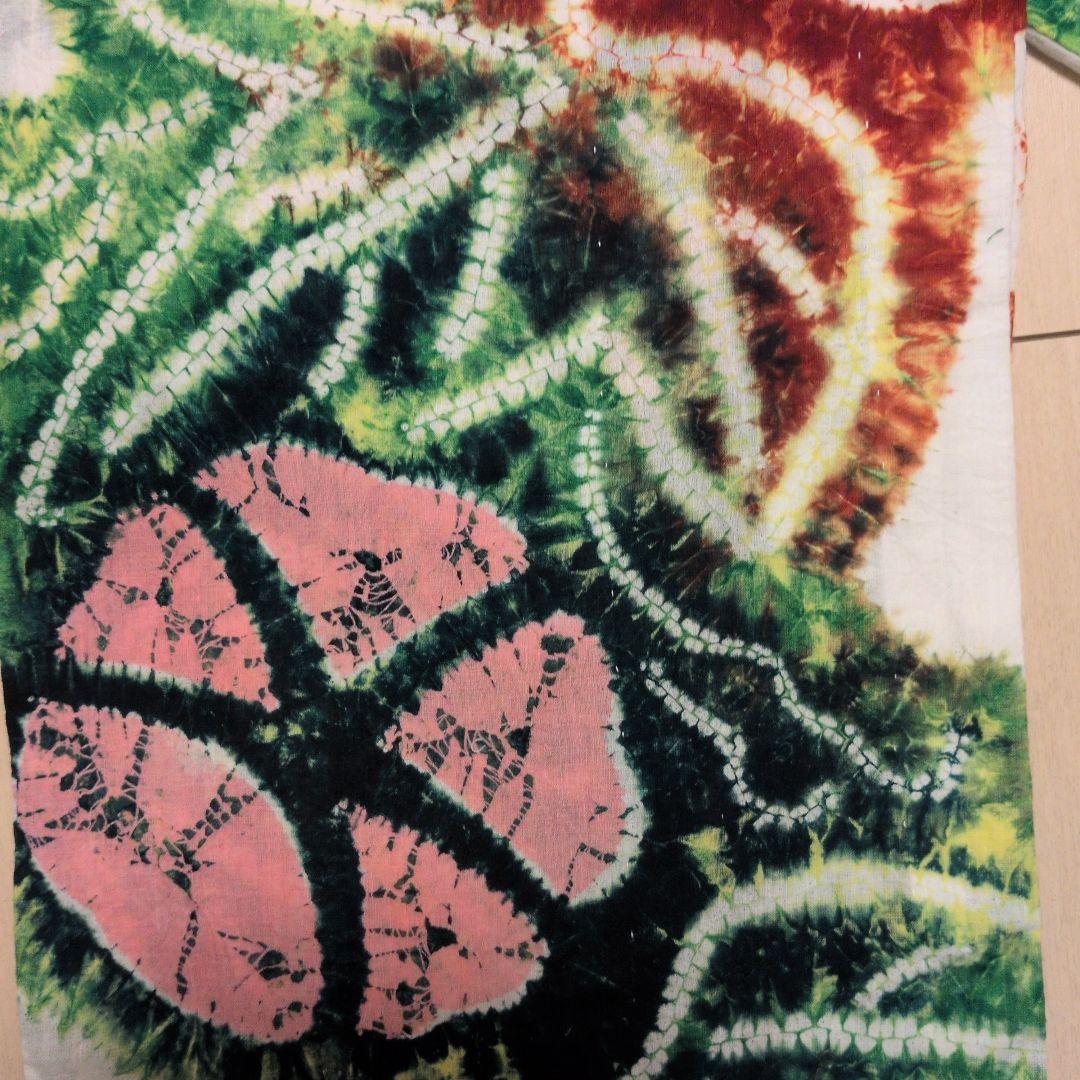 ま*ん様 有松鳴海絞りの朝顔の浴衣