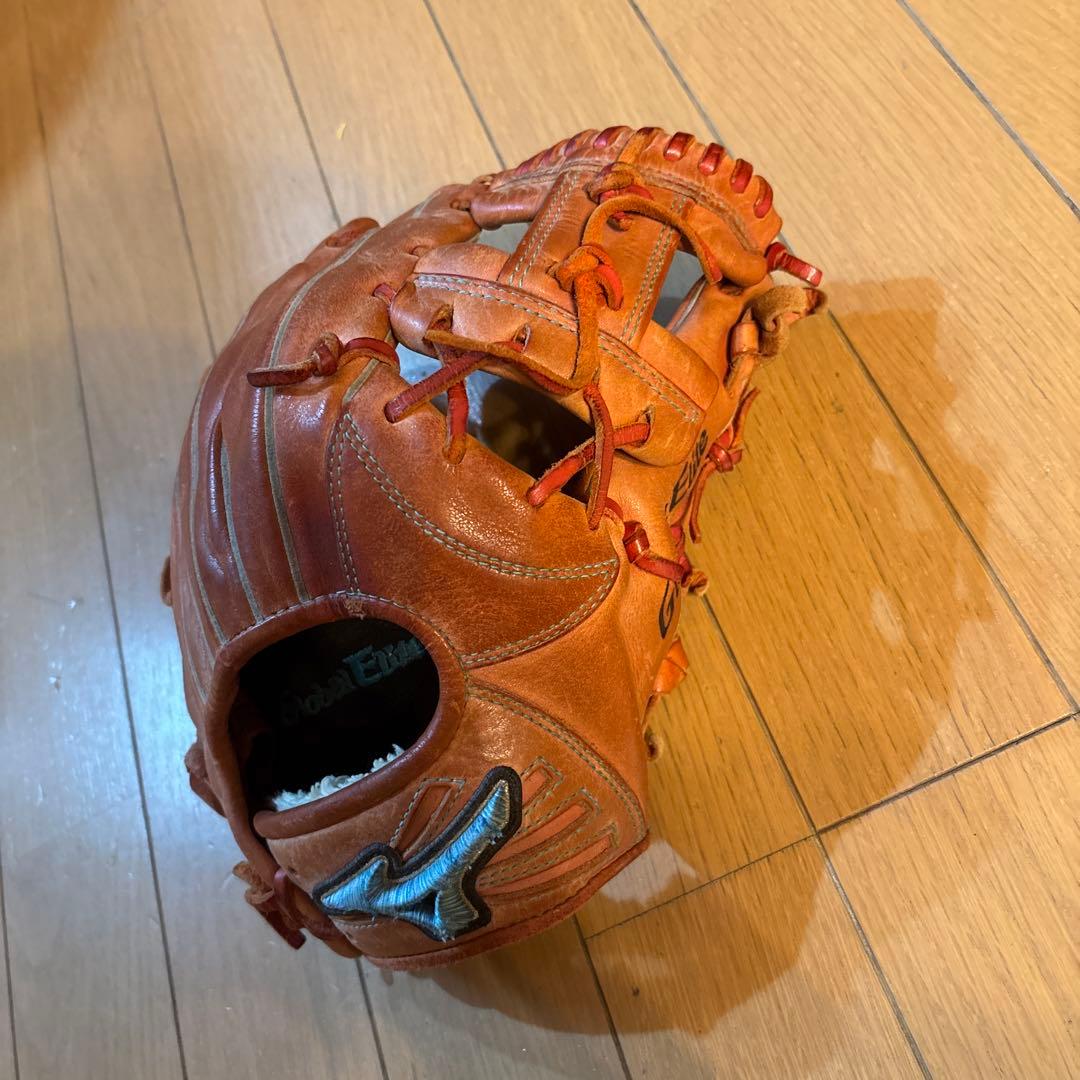 Global Elite 軟式グローブ オレンジ