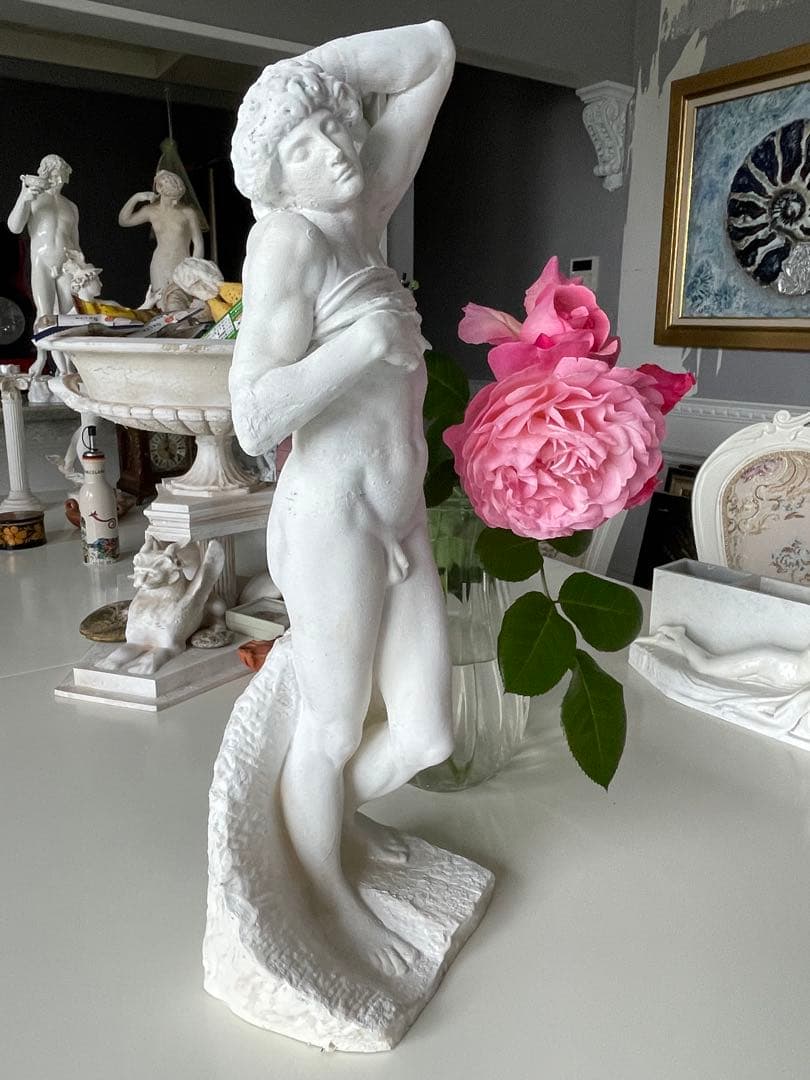 (コパ) , ミケランジェロ「瀕死の奴隷」高さ47cm