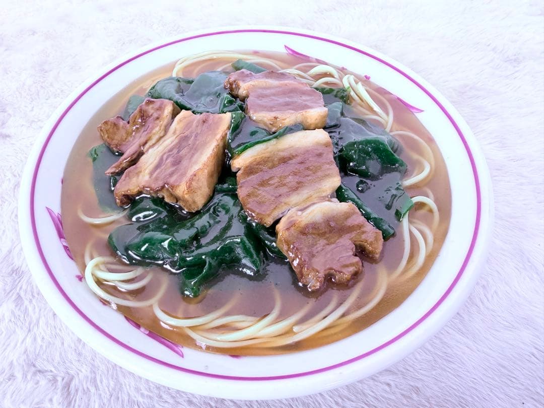 貴重♪食品サンプル スタミナラーメン 直径約21.5cm 昭和町中華
