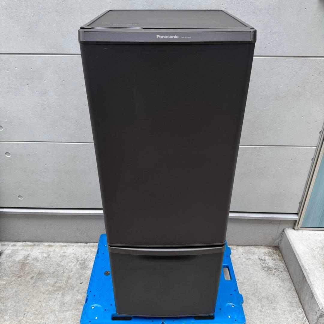 160⭐️2019年製美品★パナソニック　冷蔵庫　大型　マットブラウン　一人暮らし
