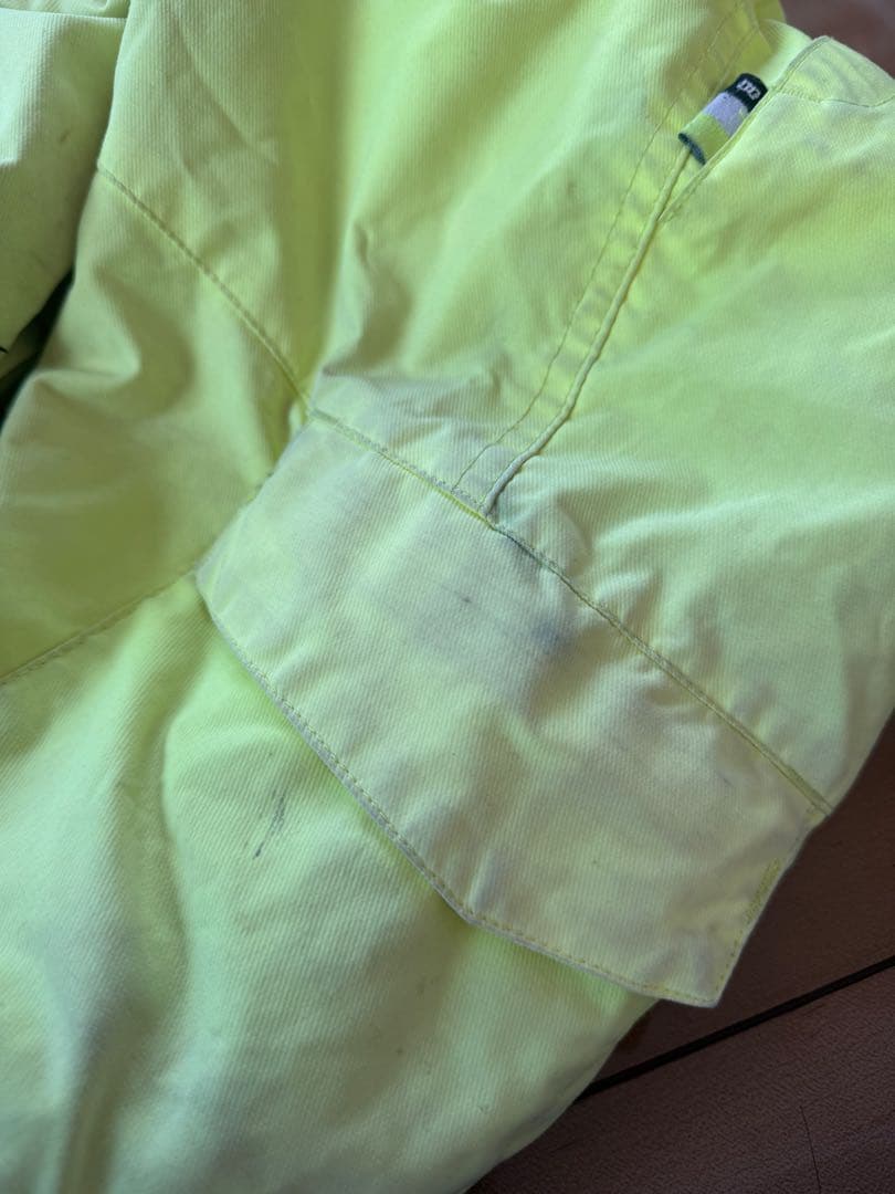 DC スノーボードウェア 上下セット子ども用 グレー/イエロー