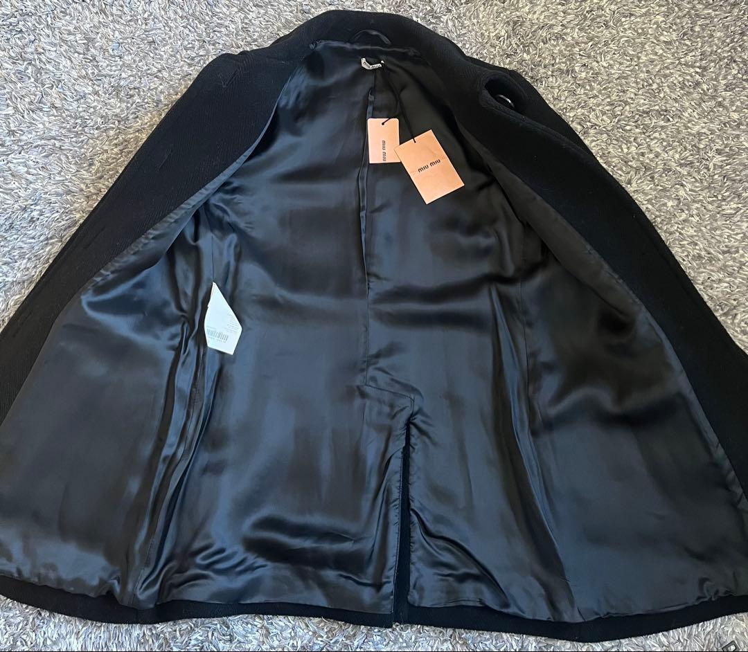 moheita　miumiu ウールコート　Pコート　ショート　新品未使用