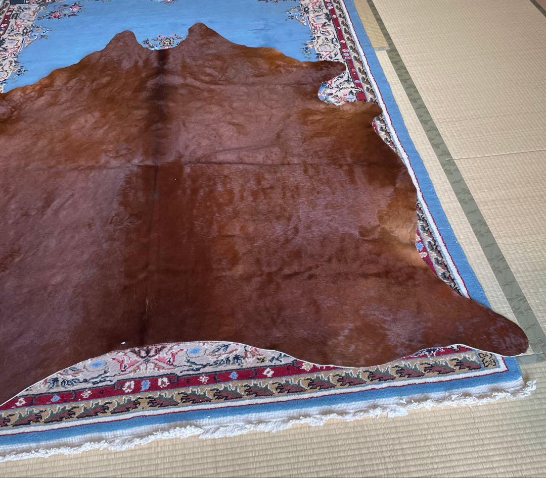 【IKEA】牛革ブラウンマット 未使用