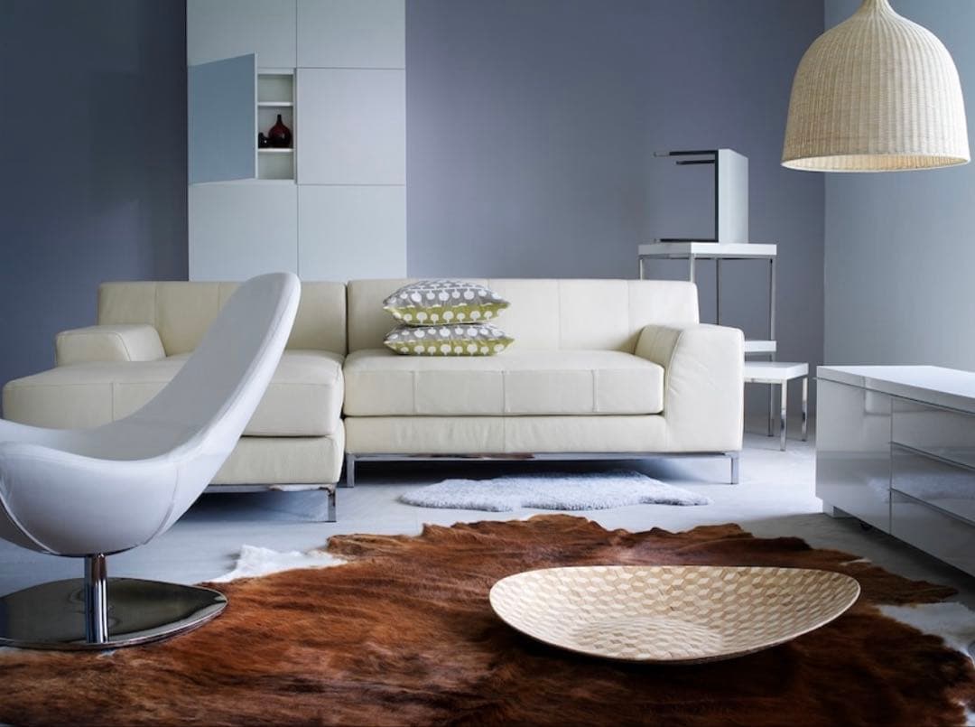 【IKEA】牛革ブラウンマット 未使用