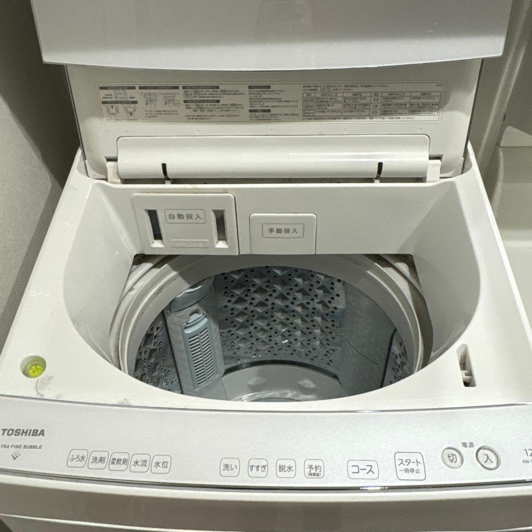 TOSHIBA 縦型洗濯機 2021年製 AW-12DP1-W