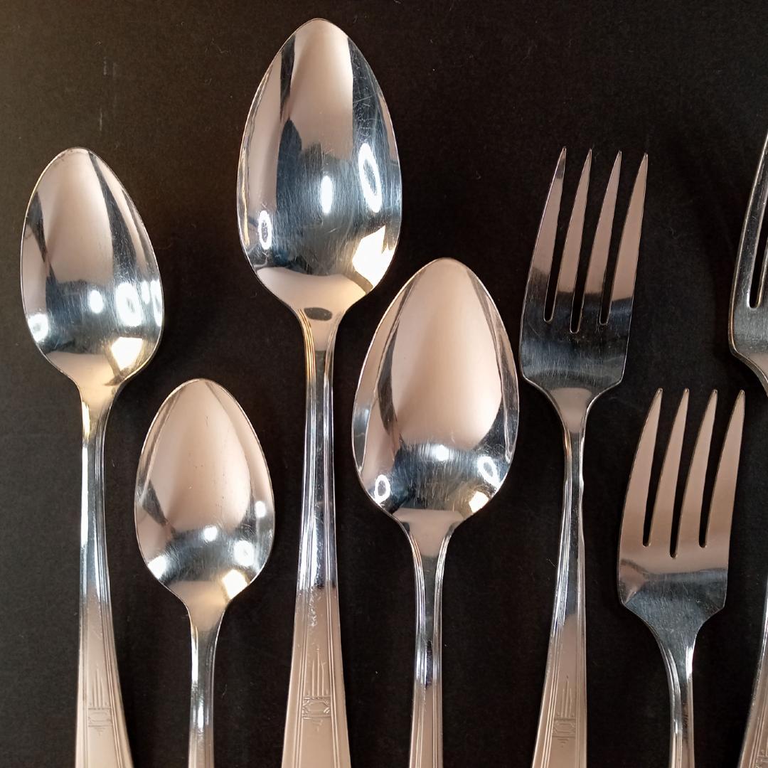 アールデコ1933年WM ROGERSカトラリーPARAMOUNT シルバーPL