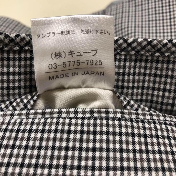 マークアンドロナ ゴルフ スカート スコート 日本製 ブラック 千鳥 Mサイズ