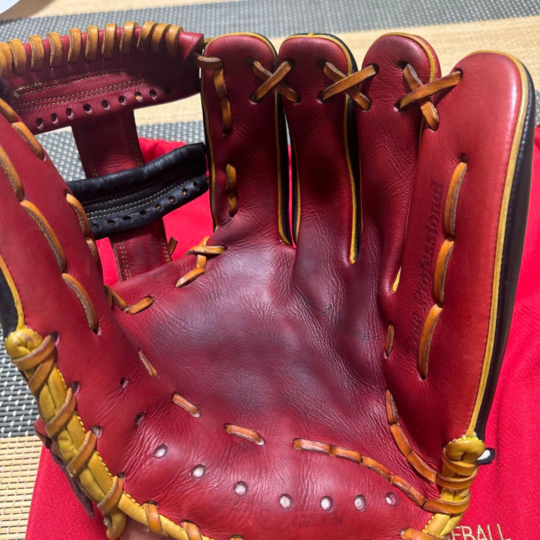 【最終】湯揉み型付済 久保田スラッガー L7内野手用オーダーグラブ