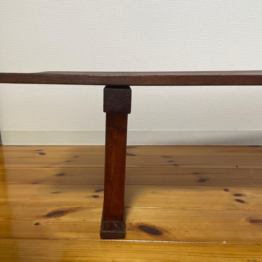 アンティーク 裁ち台 裁板 一枚板　柿渋塗り　昭和レトロ