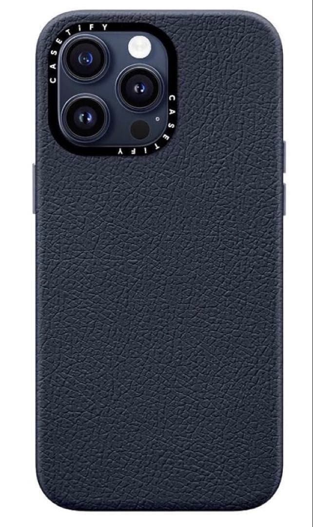 iPhone 15 Pro Max & CASETiFYペブルネイビー