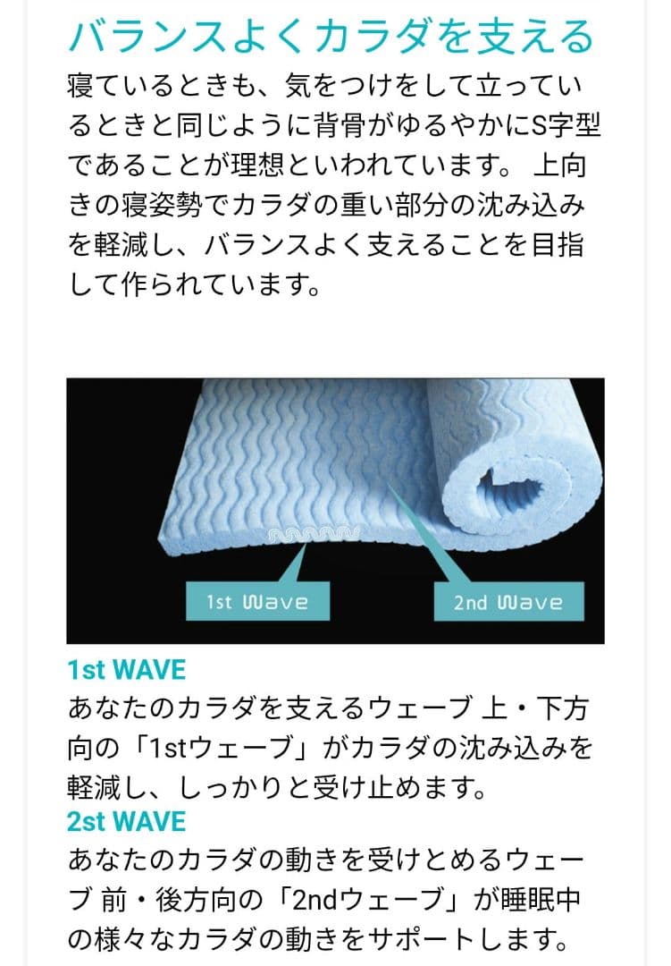 定価10万　京都西川　ダブルウェーブ ローズラジカル 敷き布団ダブル　マットレス