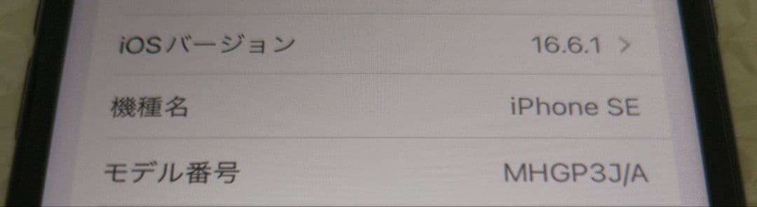 バッテリー96％　iPhone SE 第2世代