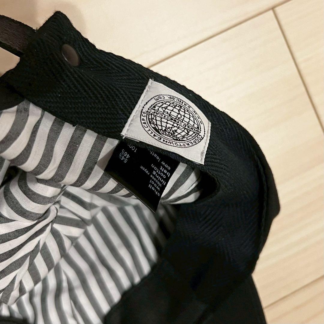 Comesandgoes NYS 6パネル キャップ ブラック