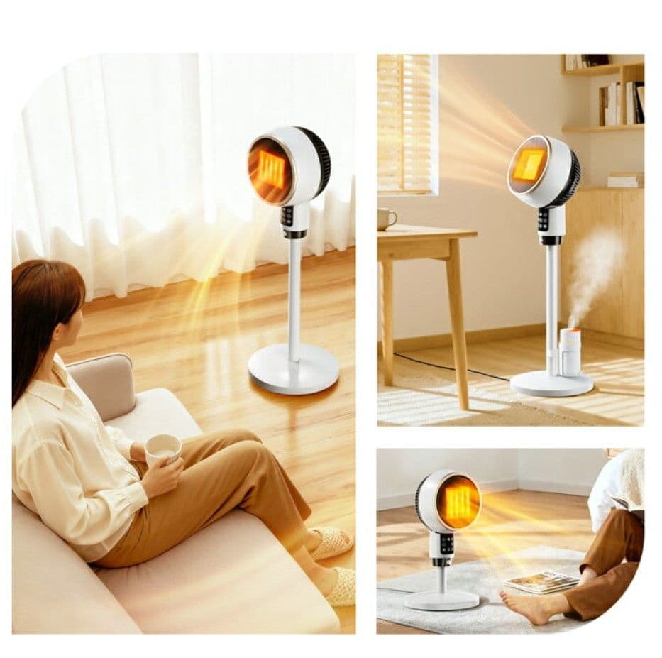 2秒で速暖 セラミックヒーター 1200W 4モード 未使用新品