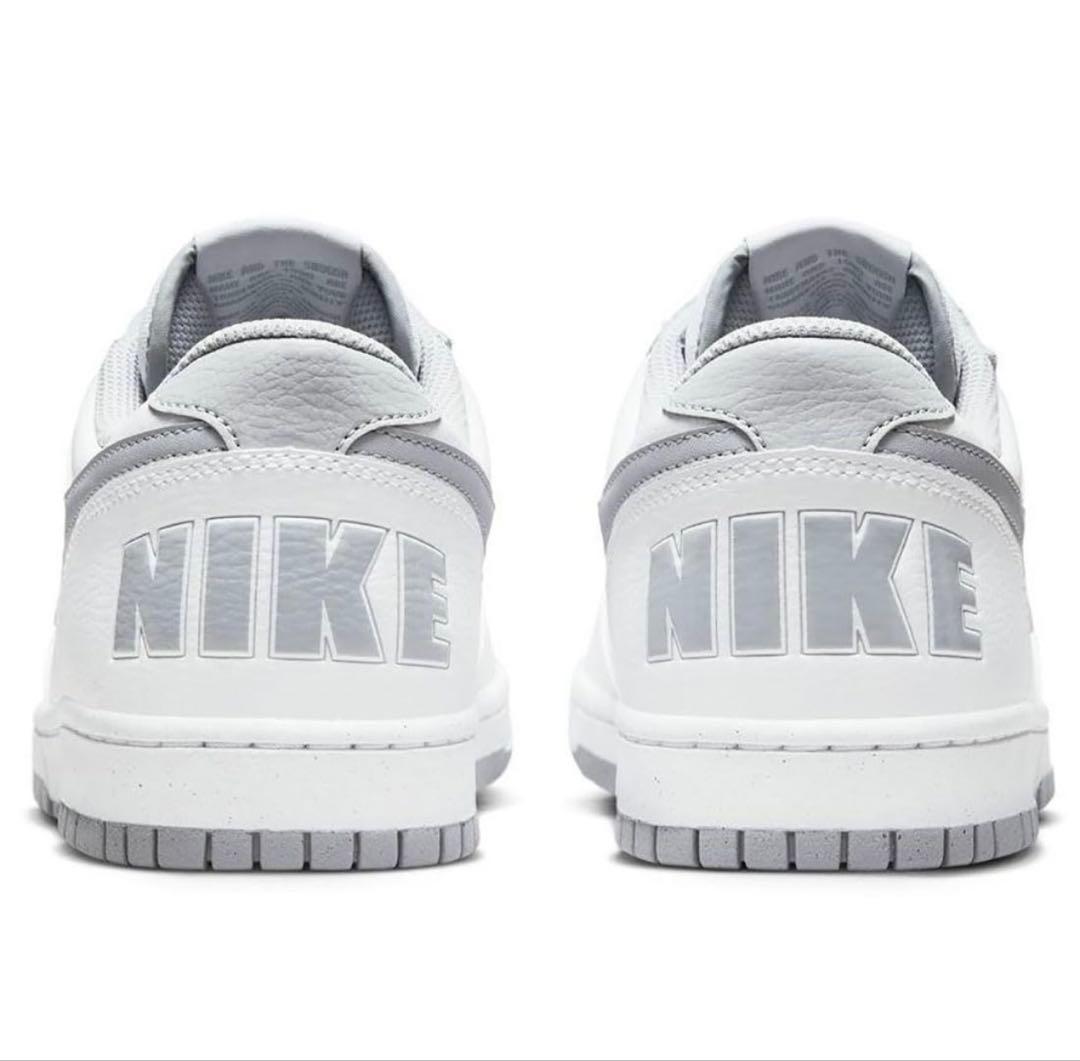 ［ナイキ】ビッグローNIKE BIGLOWホワイト/グレー [26.5￼ cm]