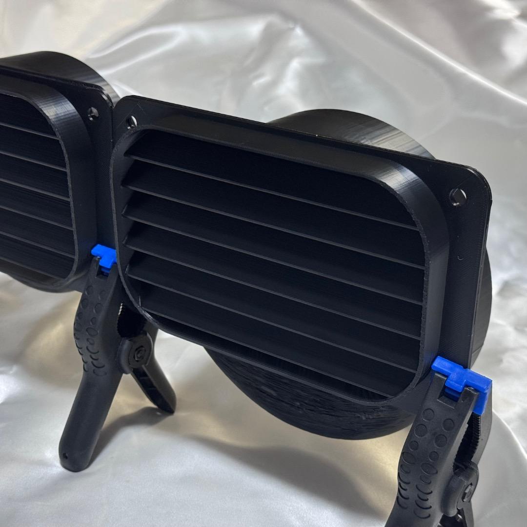 エコフローECOFLOW WAVE2,3専用ダクト取付用パーツ リアドア用 B