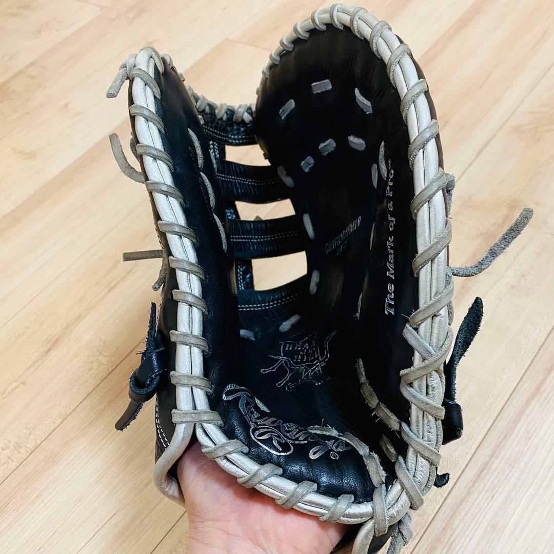 ★美品★ローリングス 一般 軟式グローブ HOH ファーストミット クロコダイル