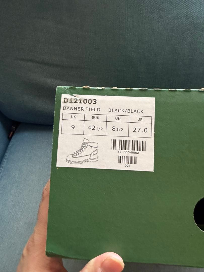 Danner Field ブラック/ブラック 27.0 cm 未使用