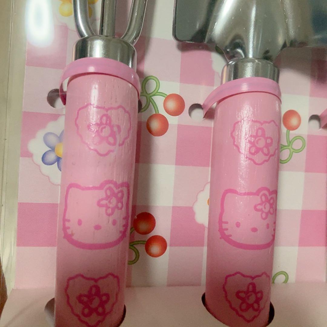 激レア！　レトロ　サンリオ　ハローキティ　ガーデニングツールセット