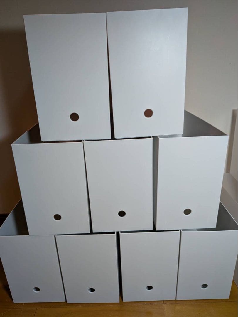 ■送料込■無印良品 MUJI 再生ポリプロピレン入りファイルボックス 引出 収納