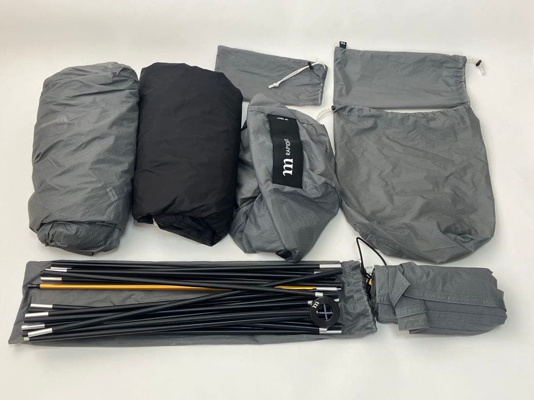 ムラコ テントRAPIDE X1-2P GREY muraco グランドシート付