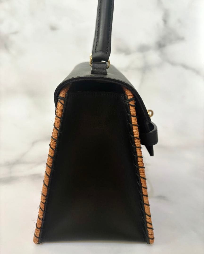 The Bagmati フラップショルダーカゴバッグ　anuans アニュアンス