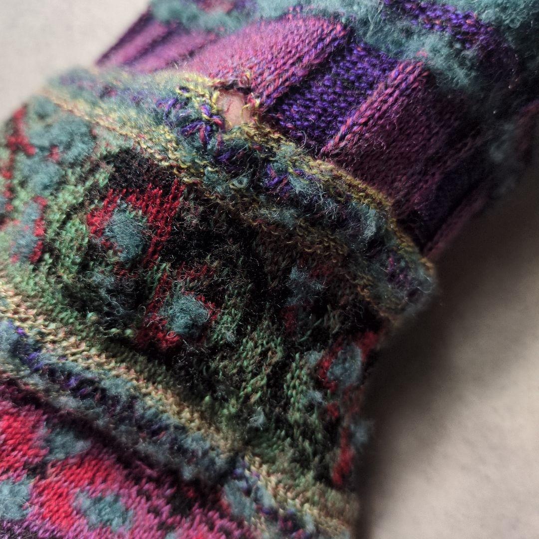 М.&KYOKO 佐藤繊維 ニットコート ロングカーディガン