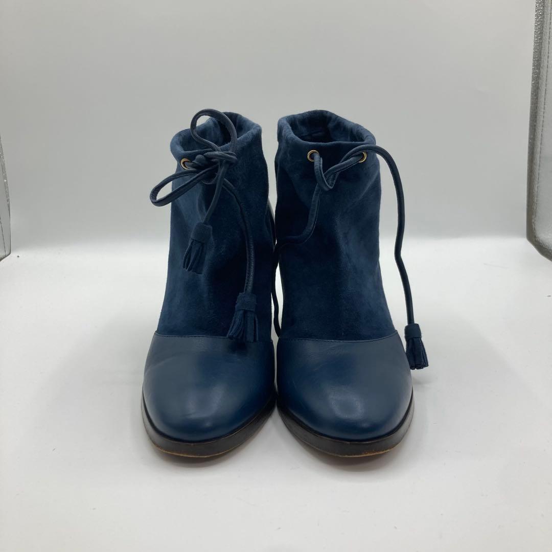 Loro Piana ロロピアーナ スウェード×レザー ブーティ