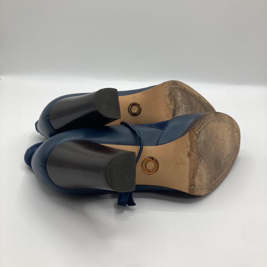 Loro Piana ロロピアーナ スウェード×レザー ブーティ