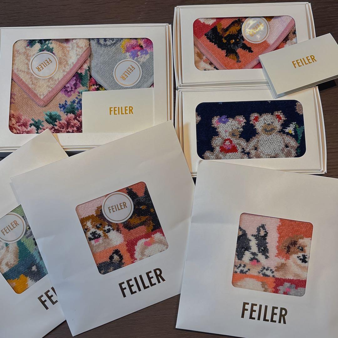 【新品未開封】FEILER タオルハンカチ 7枚セット