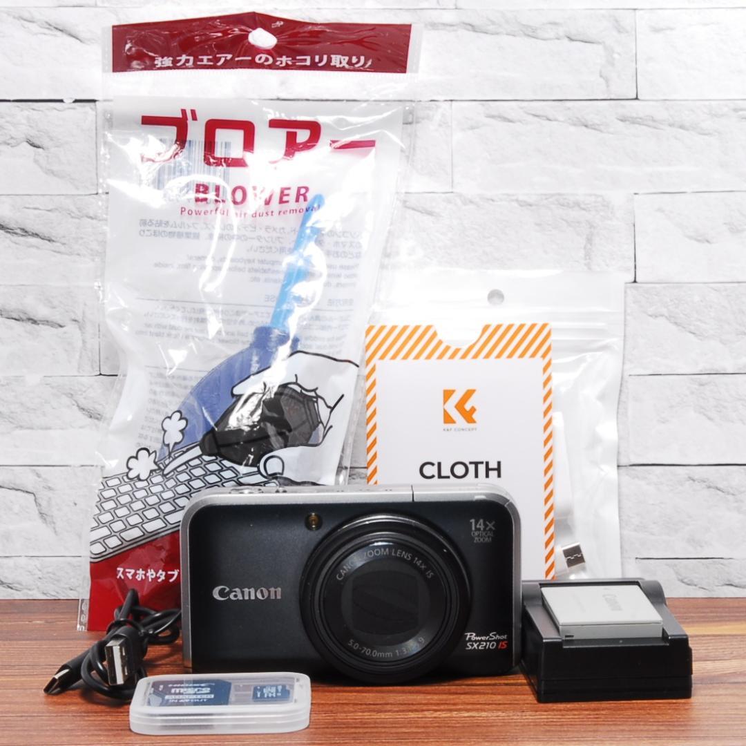 ✨完動品 スマホ転送可能✨Canon PowerShot SX210 IS
