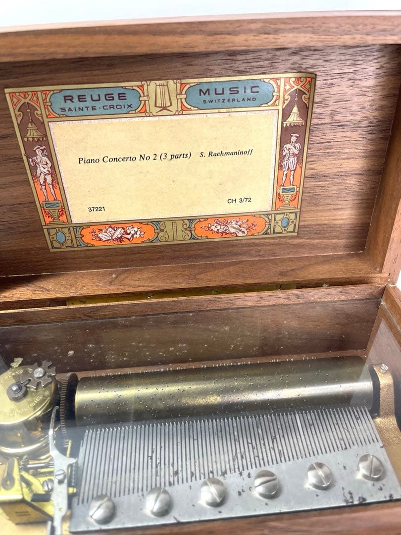 REUGE オルゴール 72弁 3曲 ラフマニノフ ピアノ協奏曲第2番