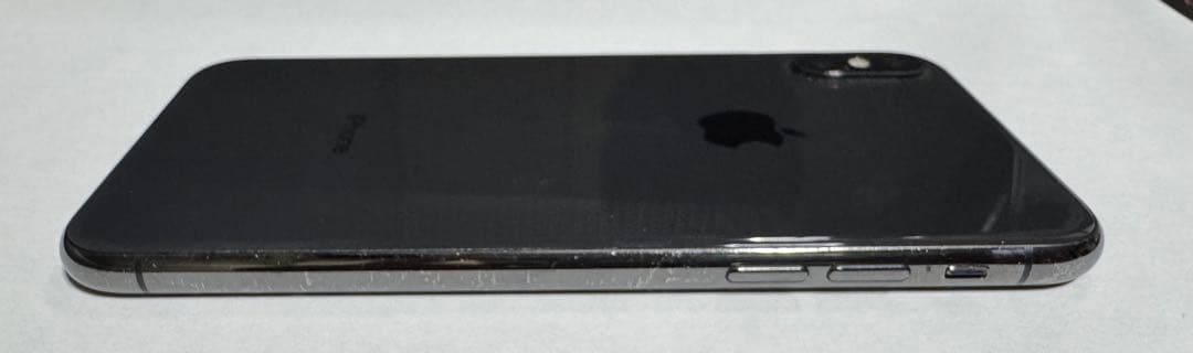 【バッテリー新品】Apple iPhone X スペースグレー 本体 256GB