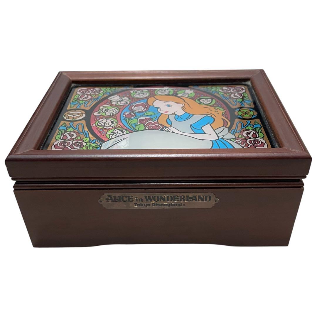 【希少品】アリス・イン・ワンダーランド ジュエリーボックス／オルゴール付き
