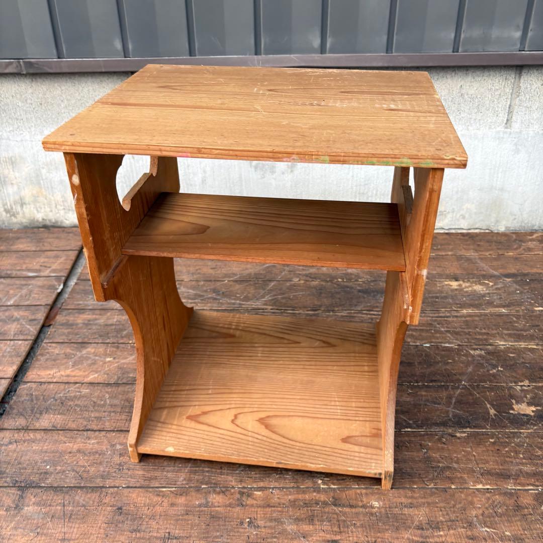 C1昭和レトロ 茶道具 玄々斎好 杉棚 風炉先棚 置き棚 茶棚 茶室道具 古道具