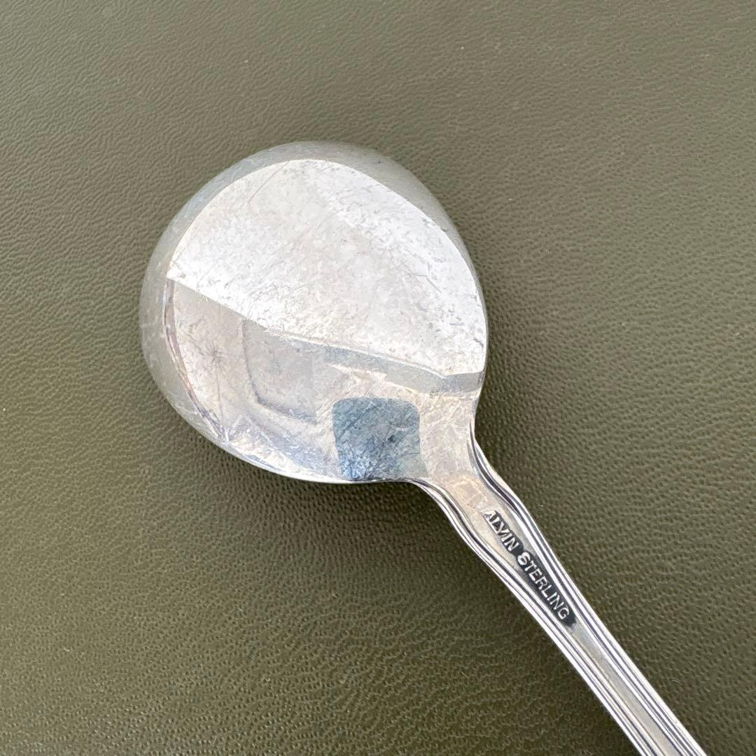 ビンテージ　ALVIN STERLINGスプーン　Chateau Rose 純銀