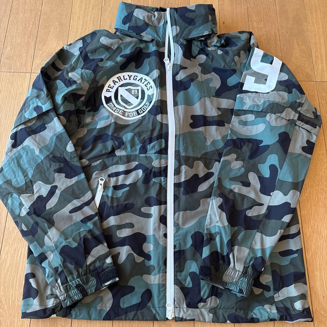 パーリーゲイツレインウェア　カモフラ　4