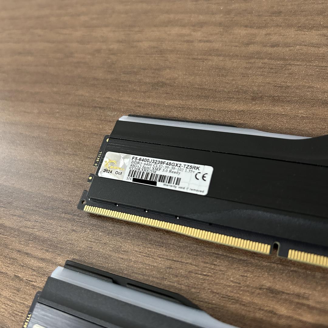 G.SKill DDR5-6400 48GB×2枚 計96GB