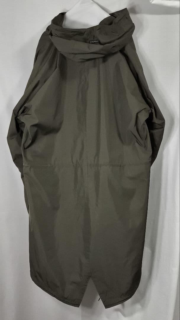 バーバリーブラックレーベル　モッズコート　裏地ノバチェック　ラビットファー